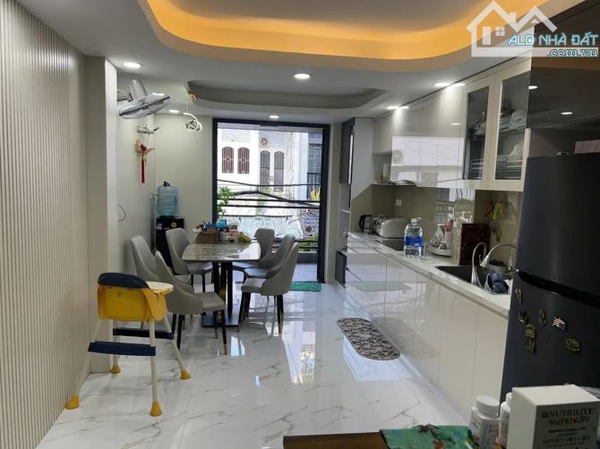 Bán nhà hẻm 8M Gò Dầu Tân Phú, 70m2, mới xây, 4 tầng cách MT 50m gần Aeon Mall chỉ 9.7 tỷ - 2