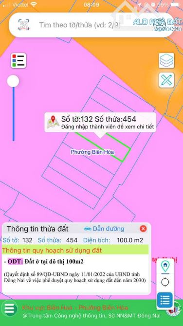 CHỦ GỞI BÁN 3 LÔ ĐẤT (DT: 100M2) SỔ RIÊNG THỔ CƯ P. TÂN VẠN. GIÁ CHỈ 1,850 TỶ - 2
