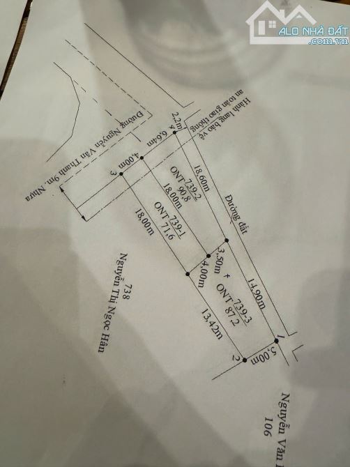 87,2m2 đất thổ vuông vứt sát nhựa 225 triệu tân trụ_Long an giá rẻ đầu tư sổ hiện đường đ - 8