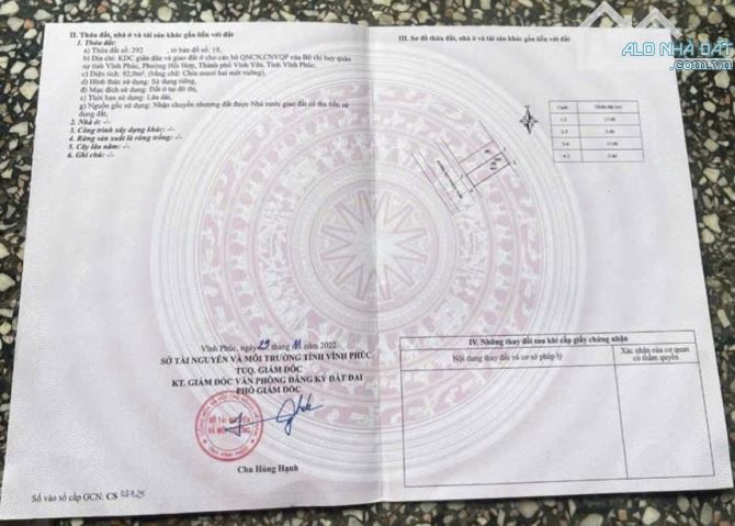 Bán ô đất giãn dân băng sau Công Viên khu Đồng Rộc - Hội Hợp - 2