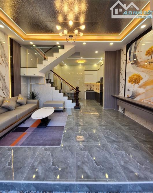 NHÀ MỚI Ở LIỀN MẶT TIỀN ĐƯỜNG QUỚI AN PHƯỜNG THỚI AN- GIÁ CHỈ 5 ĐỒNG XÍU.  👉 đường thông - 2