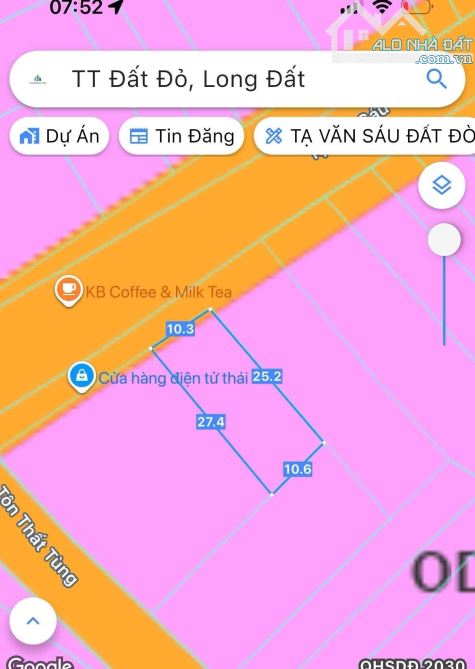 MẶT TIỀN ĐƯỜNG TẠ VĂN SÁU - THỊ TRẤN ĐẤT ĐỎ - ĐƯỜNG LỚN THUẬN TIỆN KINH DOANH - 2