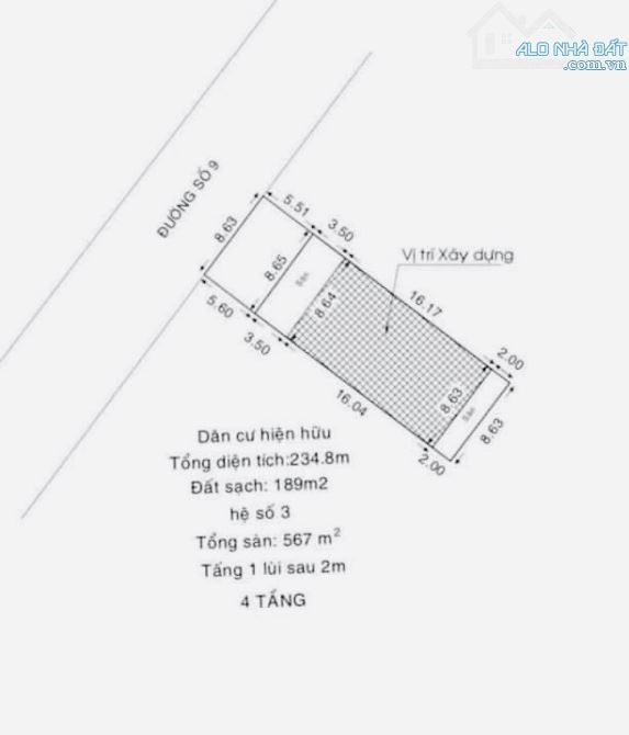(15.5 tỷ)💎💎💎💎Đất mặt tiền đường số 9 Phường Tăng Nhơn Phú B Thành Phố Thủ Đức. - 2