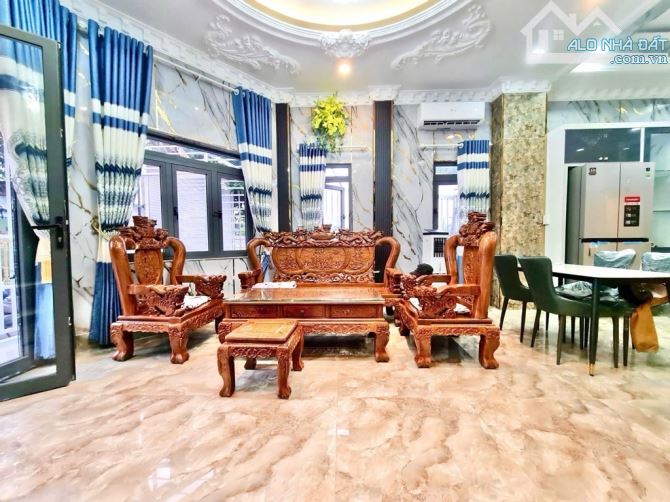 NHÀ ĐẸP LUNG LINH 3 TẦNG - NGANG 5,2M - HẺM XE HƠI 6M - HUỲNH TẤN PHÁT TT NHÀ BÈ - 2