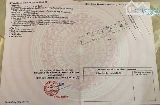 🏠BÁN 1.291m2 ĐẤT CÓ THỔ CƯ - MẶT TIỀN ĐƯỜNG NGUYỄN VĂN QUI (GẦN CĂN NHÀ MÀU TÍM), TÂN PHÚ - 2