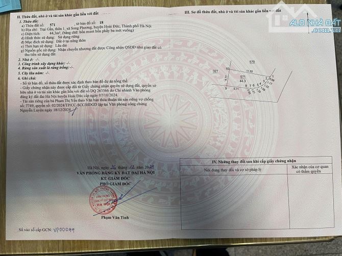 Đất sổ đỏ, đường ôtô tránh, đón sóng 2026, gần Vành Đai 4, gần ga Metro số 5, Đại Lộ Thăng - 2