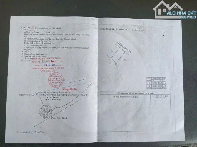 Bán lô đất đẹp Vĩnh Hiệp gần D30 , Võ Nguyên Giáp. - 2