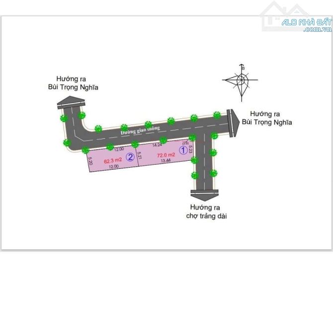 Bán đất thổ cư gần chợ trảng dài - 2