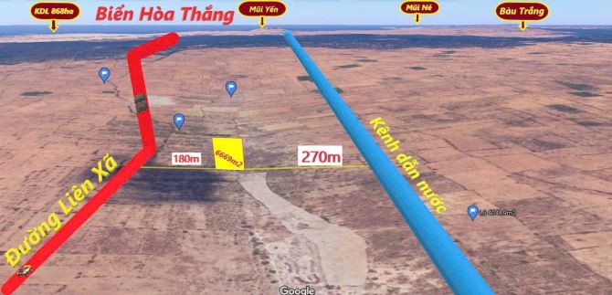 6669 m2 chỉ 450triệu Bán đất vườn xã Hồng Thái huyện Bắc Bình tỉnh Bình Thuận - 2