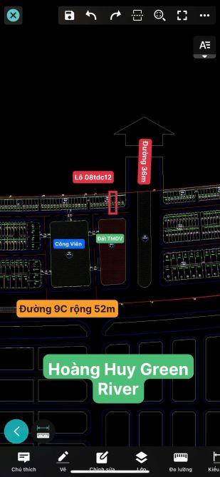* HÀNG CỰC HIẾM * 1 Lô TDC HOA ĐỘNG đối diện Công Viên giá chỉ 3,95 tỷ - 2