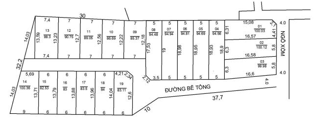 Mảnh đất 2150m2 xã Tân Tiến-Xuân Mai, có 300m2 ONT, phân lô cực đẹp, cách QL21 chỉ 200m - 3