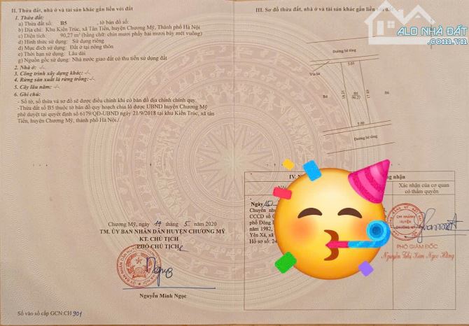 BÁN ĐẤT LÀN 2 ĐƯỜNG HỒ CHÍ MINH 90m. Có 2 mặt tiền. Gần HỒ VĂN SƠN. CHƯƠNG MỸ, HÀ NỘI - 3