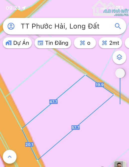 🏡 Đất 1016m² trục chính UB Phước Hải, 2 mặt tiền, full thổ cư, tiện nghi sống 🌿 - 3