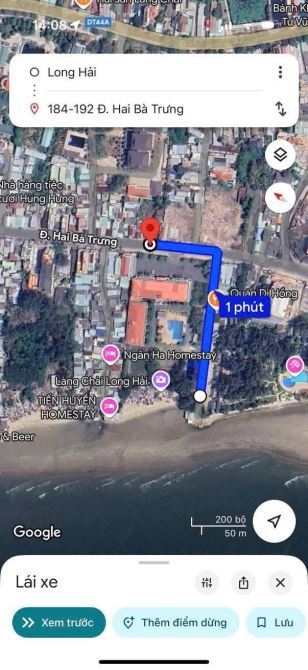 🔥 Bán đất 985m² mặt tiền Hai Bà Trưng – TT Long Hải, đối diện khu nghỉ dưỡng Ba Son 🌊 - 3