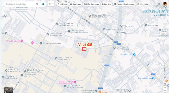 Bán lô góc 5x19.5m, hẻm ĐT.747B p. Bình Chuẩn gần chợ Khánh Long - 3