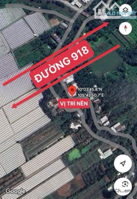 BÁN ĐẤT THỔ CƯ VỊ TRÍ GÓC CẤP PHÉP XÂY DỰNG- ĐỐI DIỆN Đ.NGUYỄN THANH SƠN GẦN CHỢ RẠCH CAM - 3