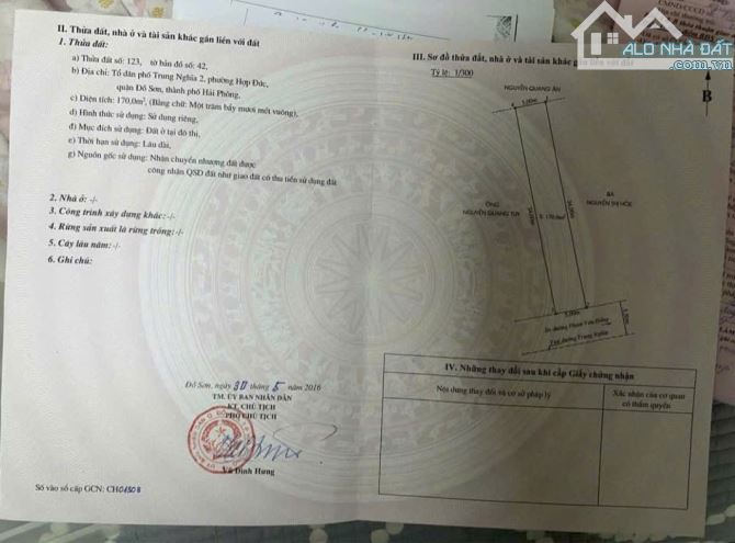 Mặt đường Trung Nghĩa- Đồ Sơn,Kinh doanh buôn bán tốt. Chỉ 21.5tr/m. E Quyết Dương Kinh - 3