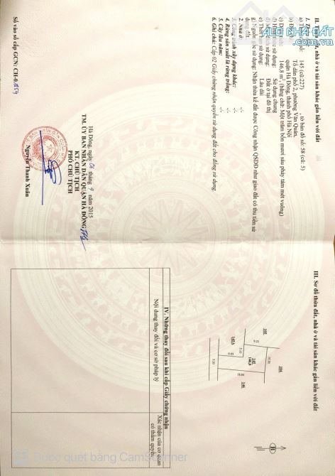 BÁN ĐẤT VĂN QUÁN, NGÕ THÔNG, Ô TÔ QUA, THÍCH HỢP XÂY CCMN, LÀM VĂN PHÒNG CTY, KHO HÀNG... - 4