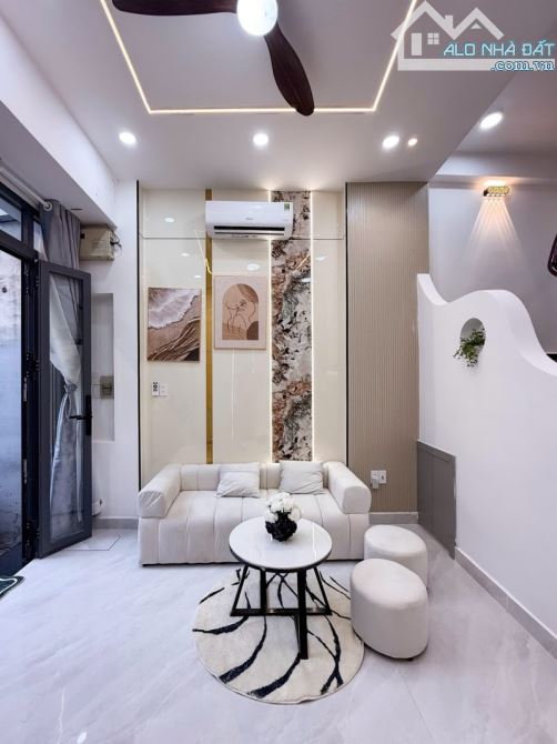 CHỈ 5.55 TỶ, BÁN NHÀ BÙI ĐÌNH TUÝ – NHÀ ĐẸP 4 TẦNG BTCT – MẶT TIỀN THỤT – 2PN, 3WC – NỞ HẬ - 4