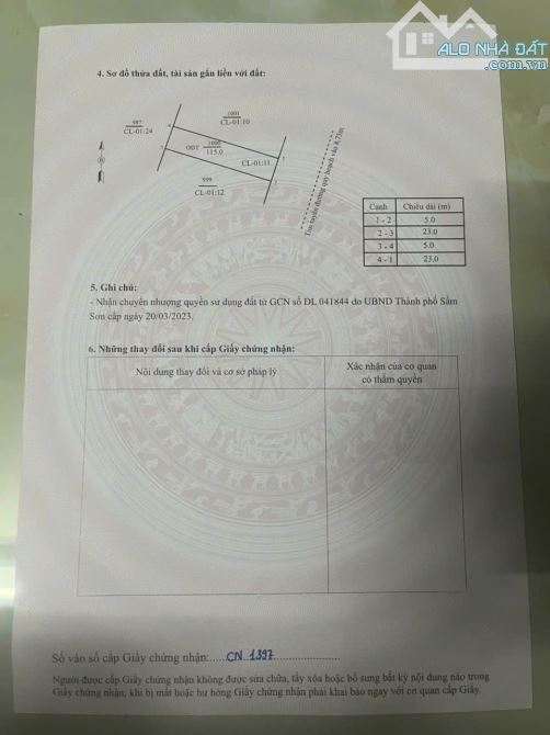 Lô đất vàng mặt tiền đường lớn - cách công viên nước Sun World Sầm Sơn chỉ vài bước chân - 4