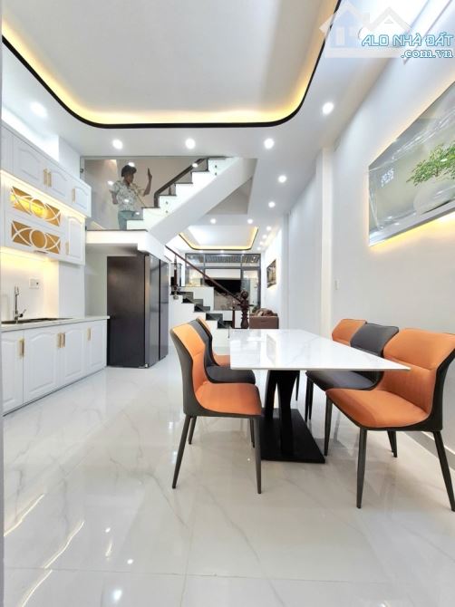 🏘️MT HẺM XE HƠI QUAY ĐẦU- NHÀ MỚI FULL NỘI THẤT - 3 TẦNG NỞ HẬU ĐẸP -PHÚ THUẬN - CHỈ 7.xx - 4