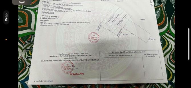 Đất MT đường hồ văn mên, an sơn thuận an, BD củ TPHCM. 739m2 - 5
