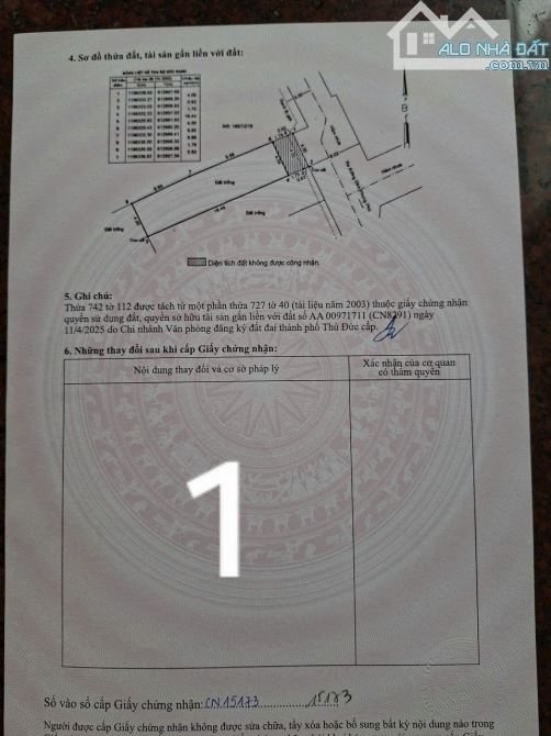 Bán đất thổ cư F0 chỉ 5,8 tỷ ngay Chợ Tăng Nhơn Phú B Q9 - 5