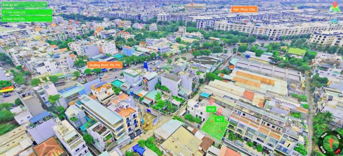 ĐẤT ĐẸP 1 LÔ DUY NHẤT ĐƯỜNG THÔNG ĐƯỜNG ĐINH THỊ THI ( VẠN PHÚC CITY ), ĐƯỢC XÂY 5 TẦNG - 5