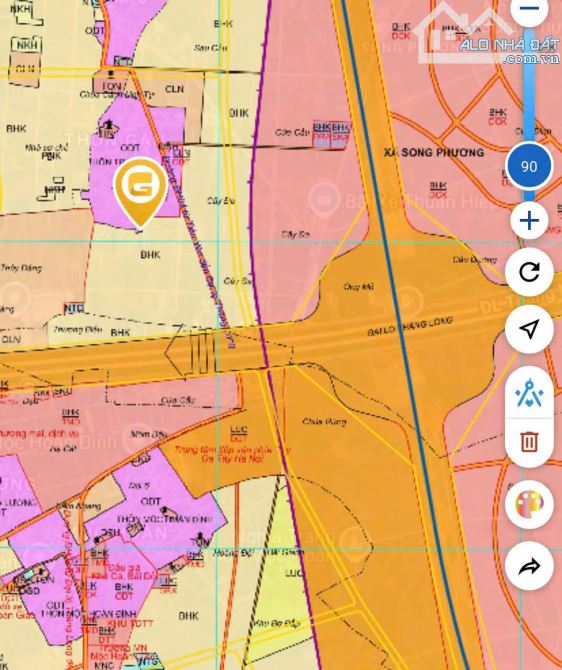 Đất sổ đỏ, đường ôtô tránh, đón sóng 2026, gần Vành Đai 4, gần ga Metro số 5, Đại Lộ Thăng - 5