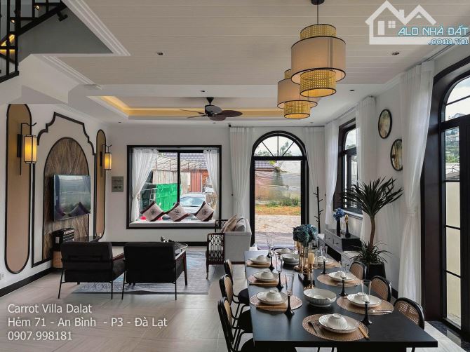 VILLA phong cách Địa Trung Hải  - P3. Đà lạt - 25 tỷ - Thu nhập 140tr/th - 6