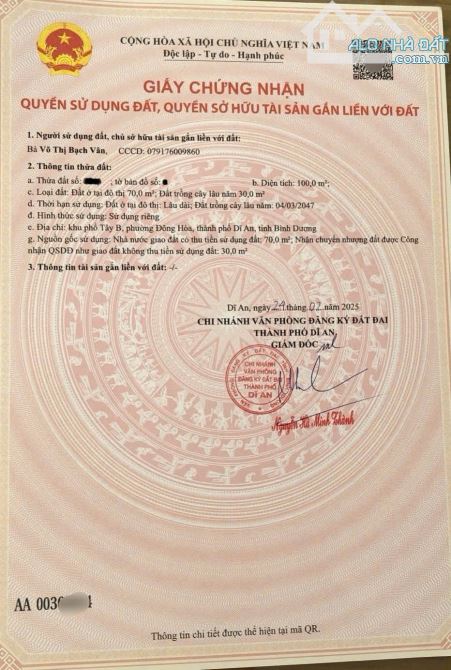 Đất gần BigC GO, phường Đông Hòa, Tp Dĩ An - 7