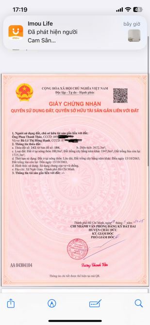 BÁN ĐẤT BA ĐÌNH XÃ NGÃI GIAO - TP HCM. DT 3762m2(62×68) GIÁ 5 TỶ 3.SẴN NHÀ VÀ VƯỜN ĂN QUẢ - 7