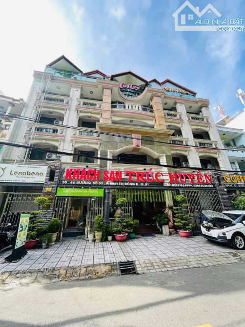 Bán Tòa Khách Sạn Khu Tên Lửa - Quận Bình Tân. - Diện tích: 20 x 20m - 8