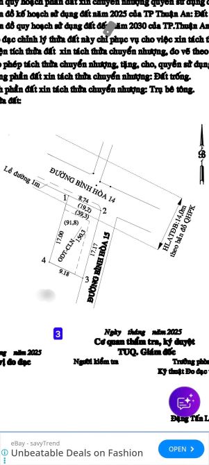 3,65Tỷ TL🔥Bán 3 lô đất MT đường Bình Hoà 14_Gần chợ 434 chỉ 300m, p.Bình Hòa, Tp.Thuận An - 8