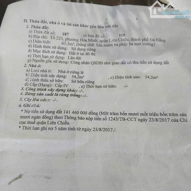 📌📌📌LÀM VIỆC TRỰC TIẾP GIÁ TỐT !!!BÁN nhà kiệt 160 tống duy tân - 8