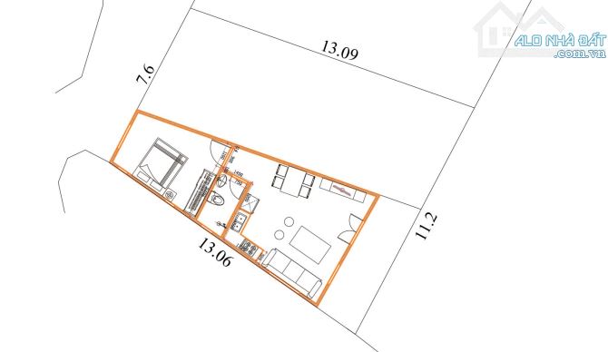 Nhỉnh tỷ đất sẵn nhà vị trí đắc địa sau siêu thị đức thành sẵn dòng tiền