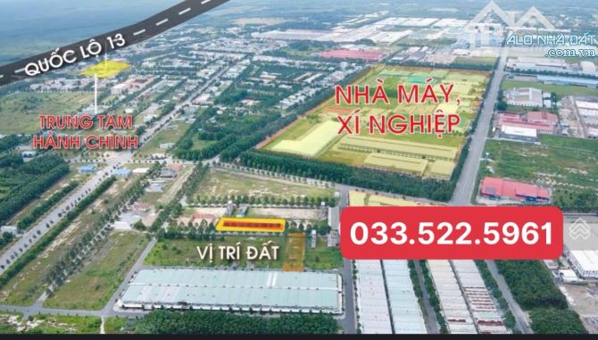 BÁN ĐẤT CHỢ ĐÊM KCN BÀU BÀNG 150M2 SỞ HỮU NGAY 925TRIỆU