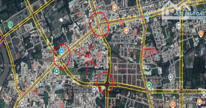 Bán đất 93.1m² ngang 5m giá 4.46 tỷ Đường số 6, Nguyễn Duy Trinh, Long Trường, Quận