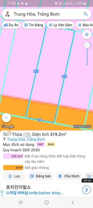 Ngộp, Bán Gấp Nhà 10 x 32m Mặt Tiền Quốc Lộ 1A, Đoạn Trung Hòa, Trảng Bom, Giá 8 tỷ