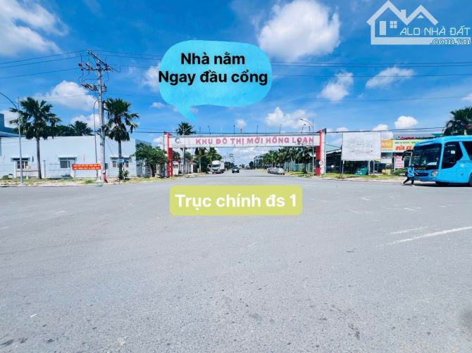Bán nền tặng nhà cấp 4 đang cho thuê 6tr/th đường số 1 khu Hồng Loan 5C