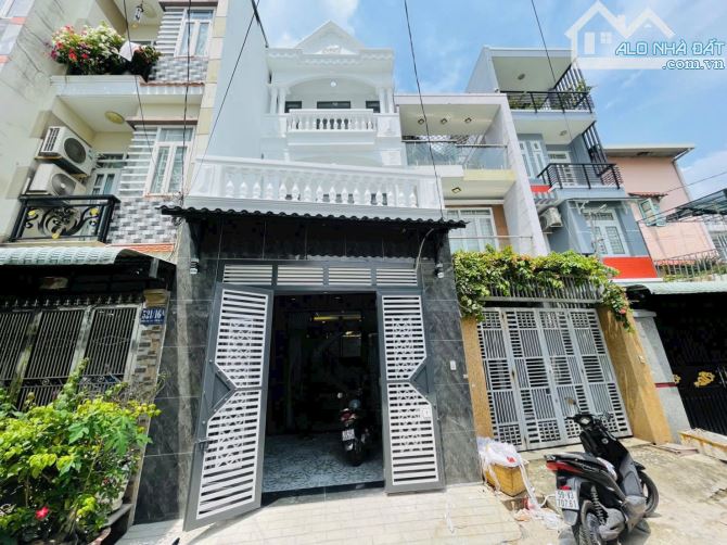 Cg♦️NHÀ 3 TẦNG , SHR , HẺM THÔNG 5M, 1/ ĐƯỜNG LÊ THỊ RIÊNG. P, Thới An,q12. Giá 6ty250