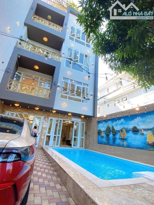 🕺BIỆT THỰ 4 TẦNG ĐƯỜNG THĂNG LONG - VIEW SÔNG CÓ HỒ BƠI - GỒM 7P NGỦ