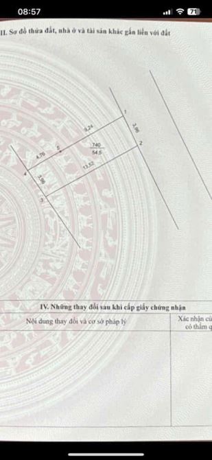 🌟ĐẤT ĐẸP TRỤC CHÍNH Chương Lộc xã Chương Dương_Thường Tín_HN  **diện tích: 54,5m2 **Mặt t