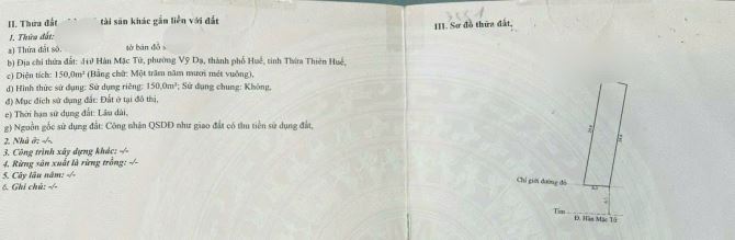 Bán nhà 4 tầng Mặt tiền đường HÀN MẠC TỬ - VỸ DẠ - HUẾ - Chỉ 8,x tỷ/ 150m2 - 10