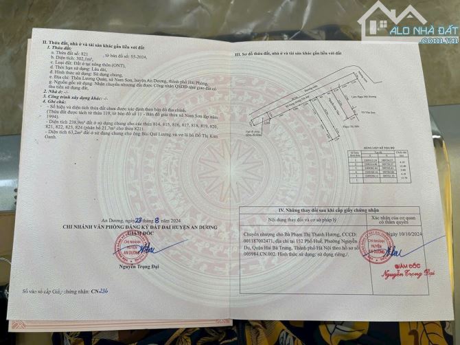 Bán lô đất 63m2 tại Lương Quán, Nam Sơn đường 3 oto tránh nhau rất đẹp - 1