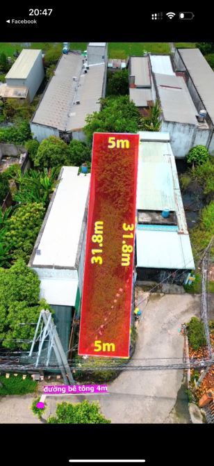 CHỦ GỬI BÁN GẤP LÔ ĐẤT ĐẸP GIÁ TỐT NGAY BÌNH TẢ DT 5X31.8 GIÁ 1TY400 SHR SANG TÊN NGAY - 1