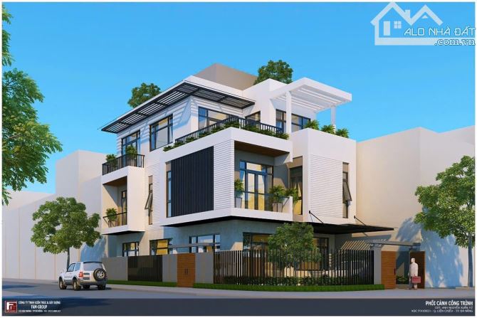 Bán nhà 4 tầng 2 mặt tiền Đào Sư Tích Hoà Minh - Liên Chiểu - 1