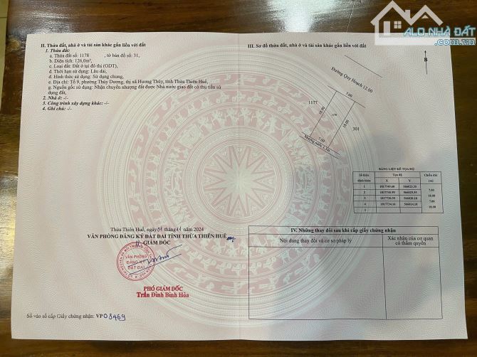 🔥🔥🔥🔥🔥Bán 126m2 đất KQH TRƯNG NỮ VƯƠNG cạnh làng Đại Học Huế giá tốt - 1