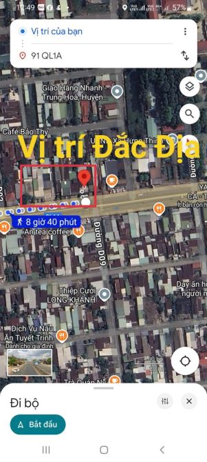 Ngộp, Bán Gấp Nhà 10 x 32m Mặt Tiền Quốc Lộ 1A, Đoạn Trung Hòa, Trảng Bom, Giá 8 tỷ - 1