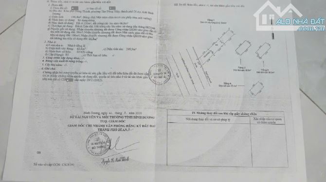 Bán nhà 1T3L 5.4x36m hoàn công, mặt tiền Lê Hồng Phong p. Tân Đông Hiệp, đang thuê 20tr/th - 1